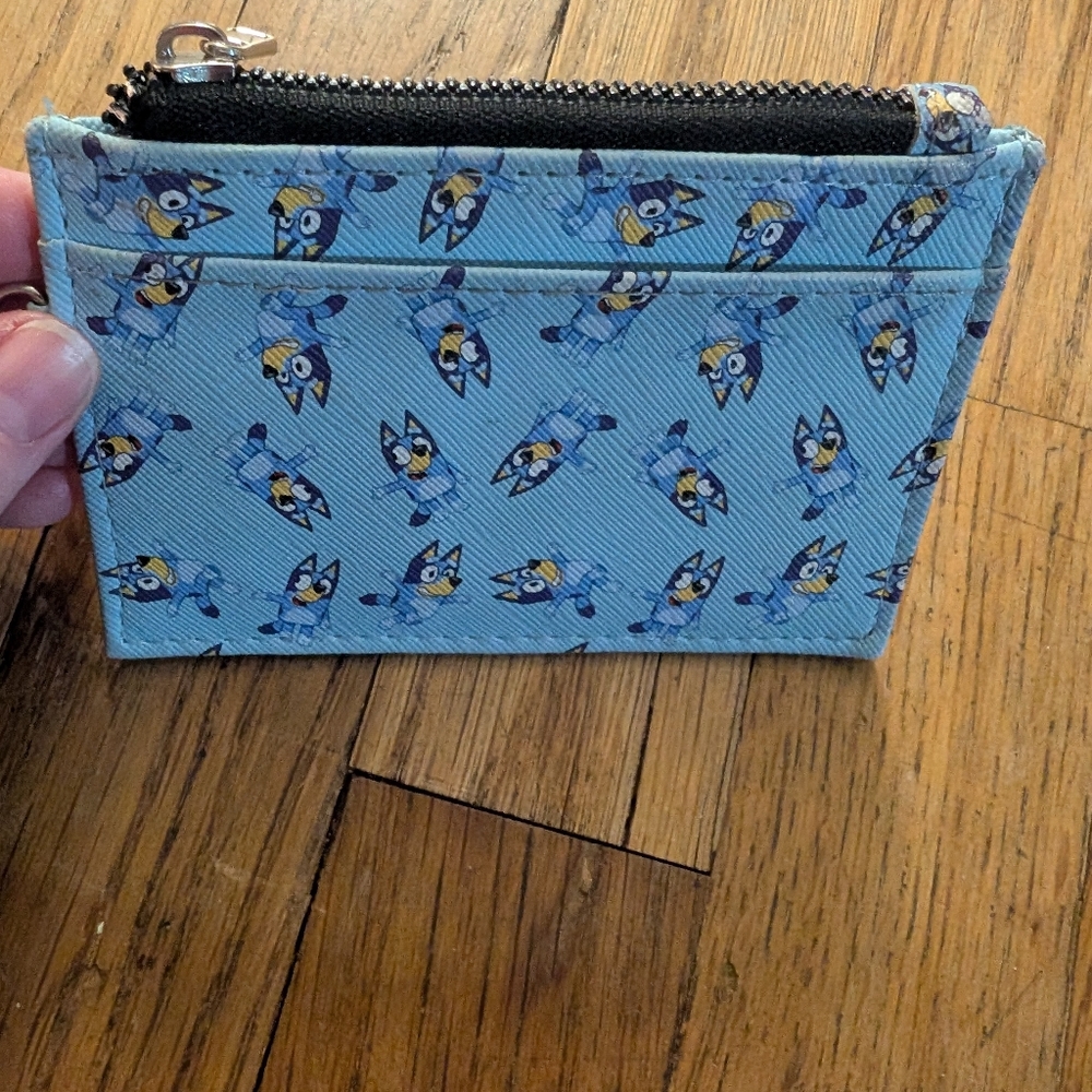 Bluey Cartoon Character Card Holder Change Purse